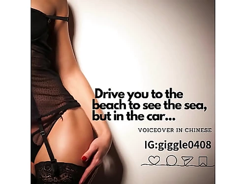 drive you to the beach to observe the sea, but in the car...(voiceover in Chinese)