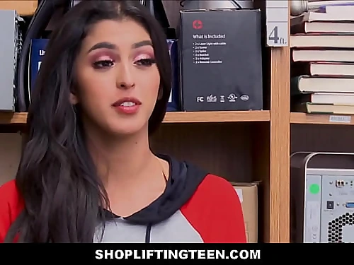 ShopliftingTeen - Shoplifting Latina Teen Plowed By Guard - Sophia Leone