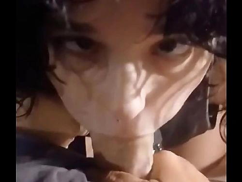 Training this whore how to suck my dick