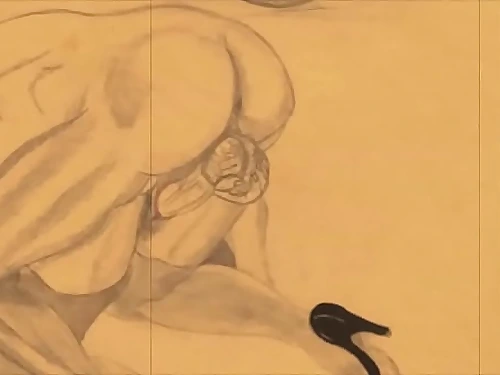 vintage softcore drawings