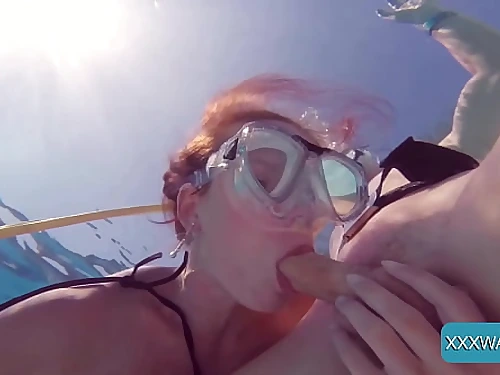 Underwater hardcore orgy and blowjobs from Minnie Manga