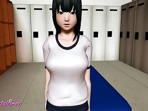 anime porn 3 dimensional dame in sport uniform humped by manager