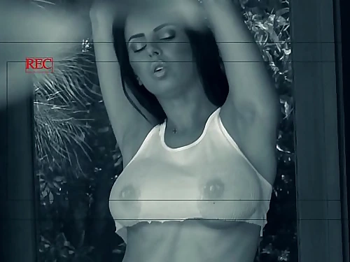 Ravenheaded stunner with uber-cute boobies  Tatum Pierce gets spunk after fine drill from a naughty sausage