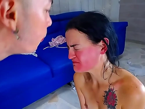 dude screws this slut's face treating her like a obedient hoe - DESTRUCTION