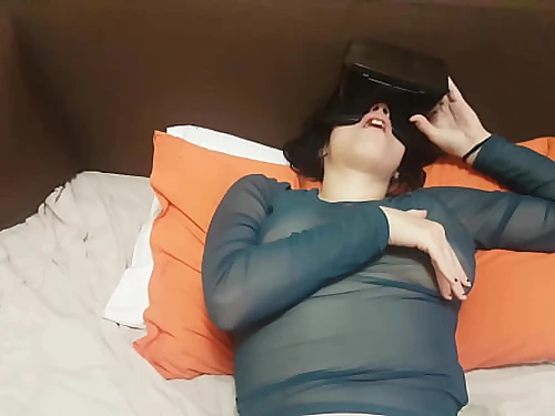 I shag my roomy after she jacks herself witnessing a VR pornography - Unlimited Climax