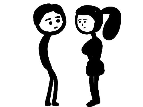 super-cute man propose super-cute female